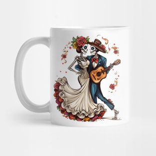 Day Of The Dead Dancing Skeletons 9 Mug